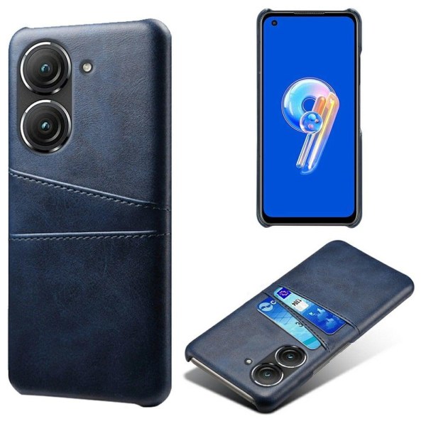 Dual Card Etui ASUS Zenfone 9 - Blå Blue