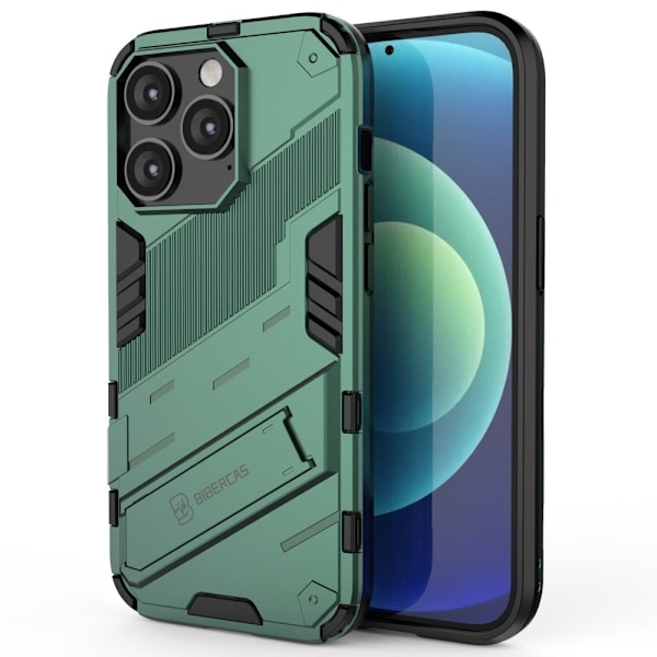 Stöttåligt iPhone 14 Pro Max hybridskal - Grön Grön