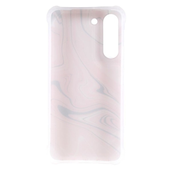 Marble Samsung Galaxy S22 Etui - Lyserød Marmor Pink