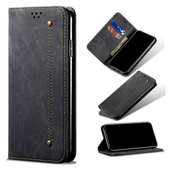 Jeans Xiaomi Mi 9 Pro etui - Sort Black