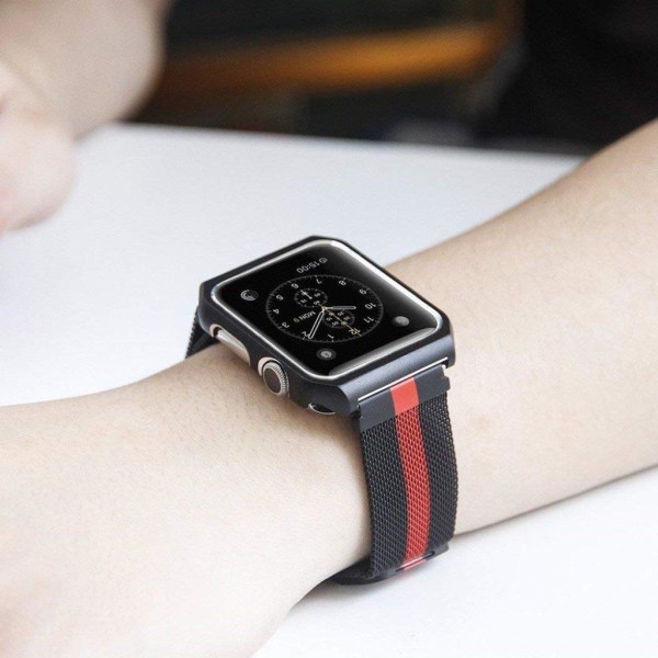Apple Watch 42mm Milanese ruostumaton teräs magneettinen kellon Multicolor