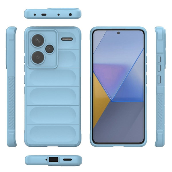 Mjukt greppformat Xiaomi Redmi Note 13 Pro skal - Blå Blå