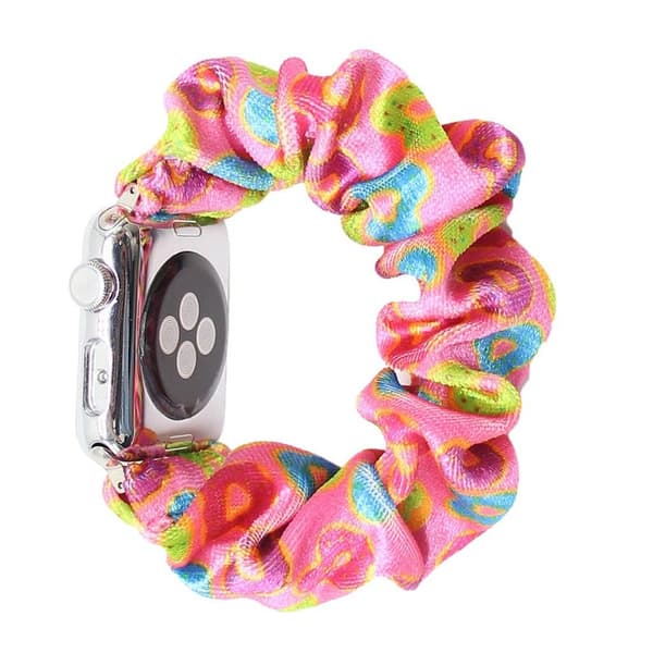Apple Watch Series 6 / 5 40mm pulserende hårbåndsarmbånd - Lyserød / Grøn / Blå Multicolor