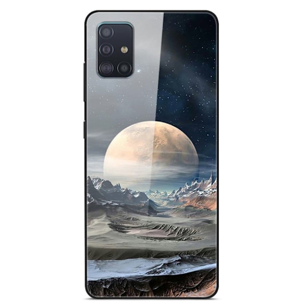 Fantasy Samsung Galaxy A51 cover - Hvid Planet Multicolor