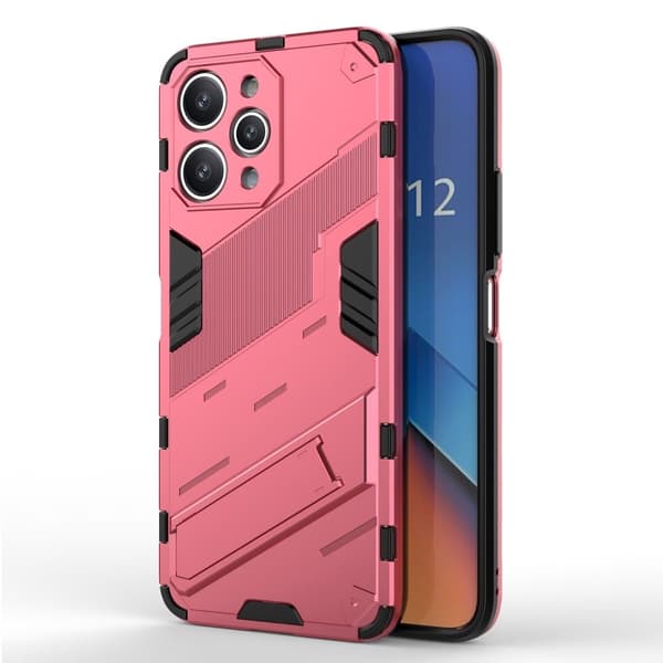 Stöttåligt Xiaomi Redmi 12 hybridskal - Rosa Rosa