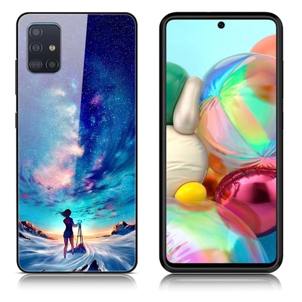 Fantasy Samsung Galaxy A71 deksel - Astronomisk Jente Multicolor