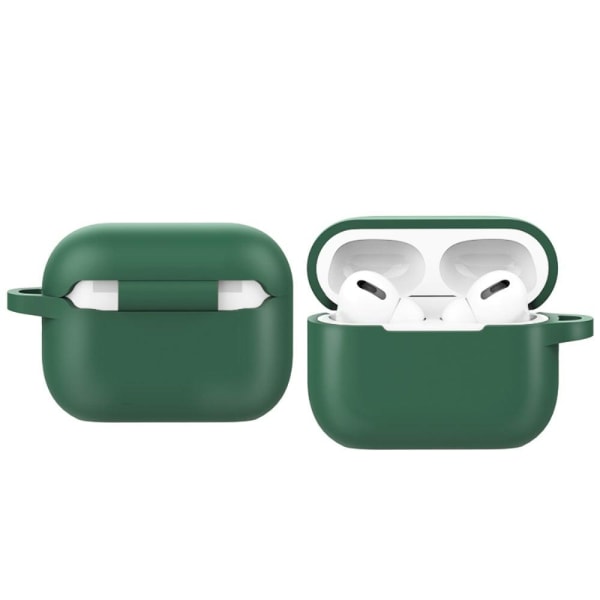 AirPods Pro 2 silikoneetui med spænde - Fyrreskovsgrøn Green