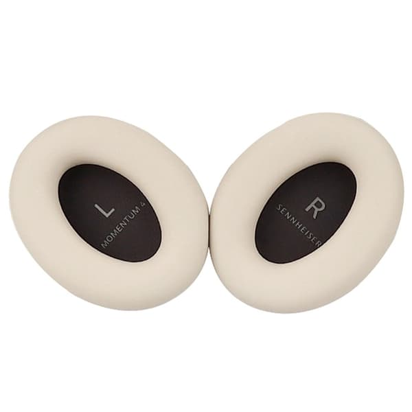 Silikoniset korvatyynyt Sennheiser MOMENTUM 4:lle - Beige White
