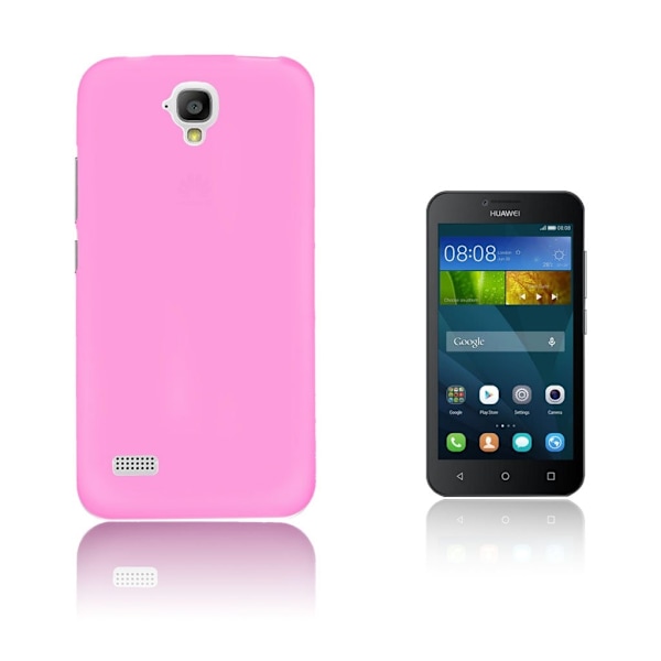 Sund Dubbelsidig Frostad TPU-skal för Huawei Y5 Y560 - Varm Rosa Rosa