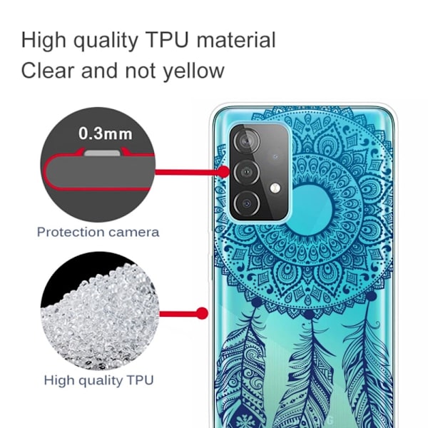 Deco Samsung Galaxy A33 5G Etui - Dream Catcher Blue