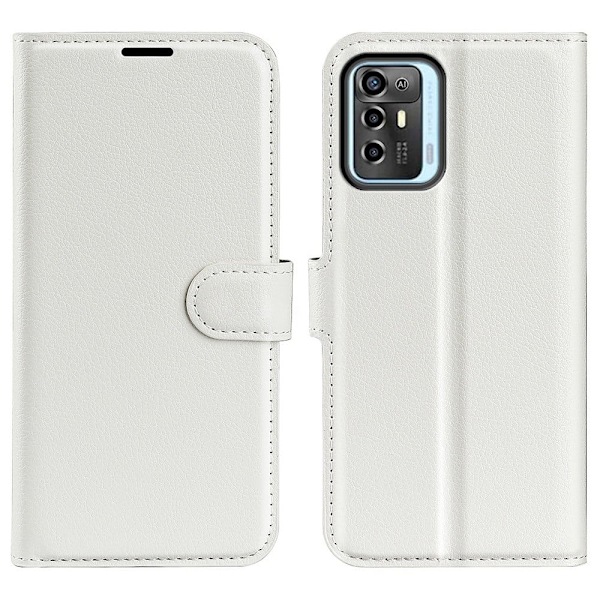 Klassisk ZTE Blade A72 Flip Etui - Hvid White