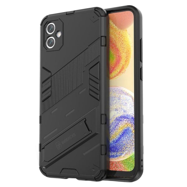 Stødsikker Hybrid Cover med A Moderne Touch til Samsung Galaxy A04e - Sort Black