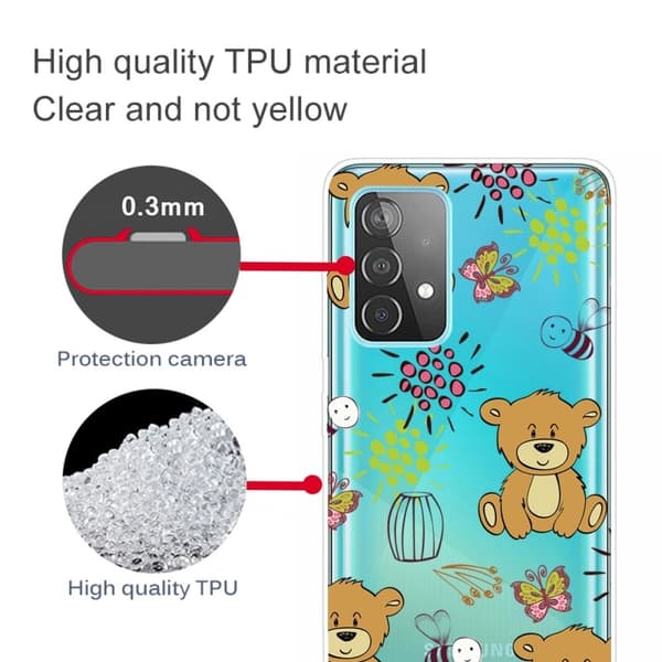 Deco Samsung Galaxy A23 deksel - Bier Brown