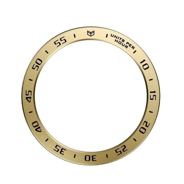 Samsung Galaxy Watch 5 (44mm) styling-klockring - Guld / Svart Guld