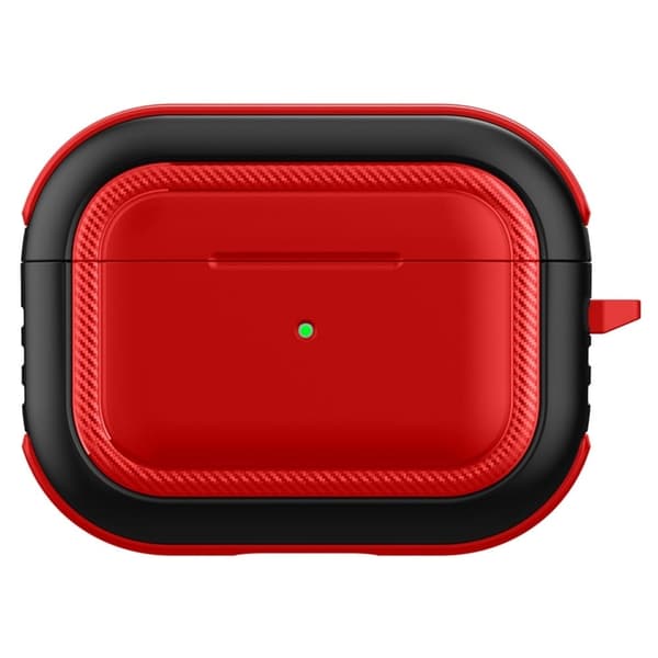AirPods Pro-opladningsetui med spænde - Rød / Sort Red