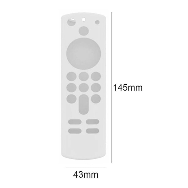 Amazon Fire TV Stick 4K (3rd) Y27 silikone controller cover - Hv White
