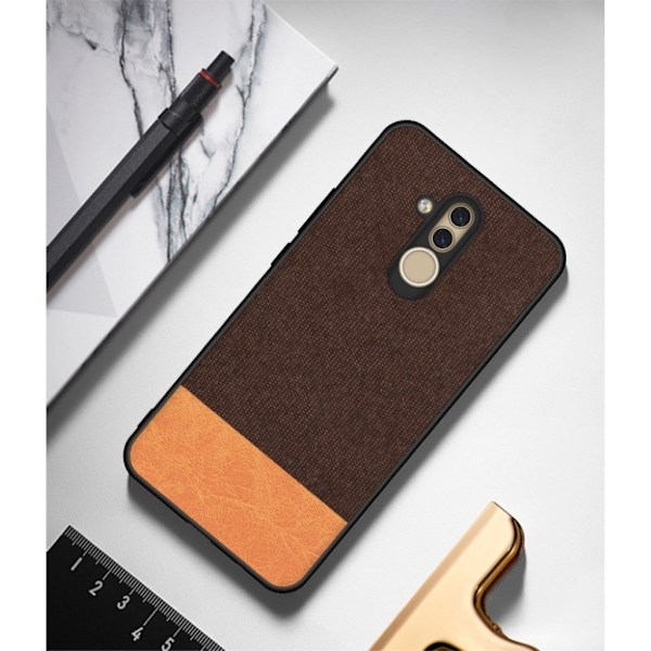 Huawei Mate 20 Lite klut tekstur deksel - Kaffe / Brown Brown