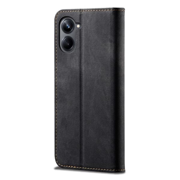 Jeans Samsung Galaxy A06 flip case - Musta Black