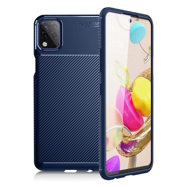 Carbon Shield LG K42 case - Blue Blue