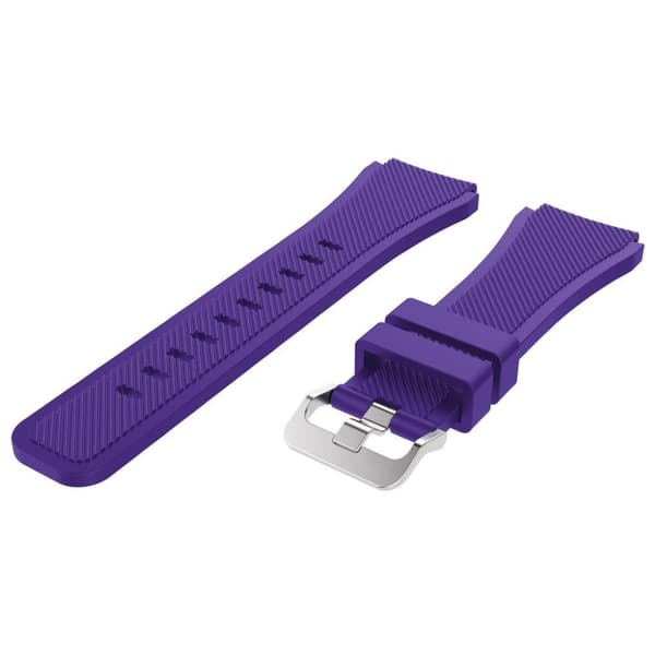 Samsung Gear S3 fleksibelt silikonerem - Lilla Purple