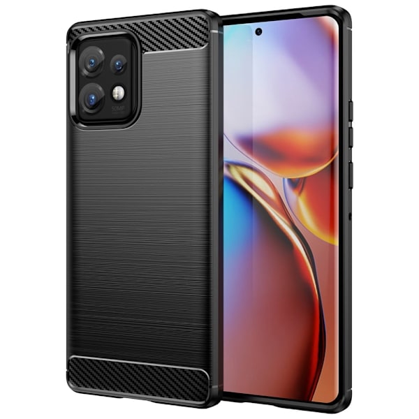 Carbon Flex Suojakotelo Motorola Moto X40 / X40 Pro / Edge Plus (2023) - Musta Black