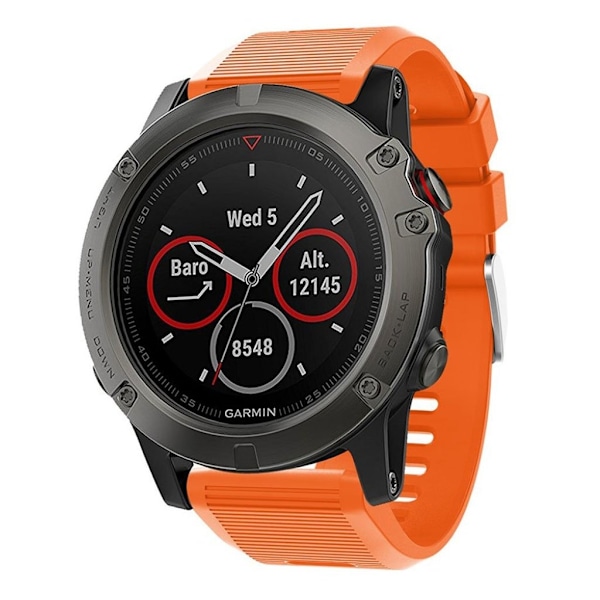 Garmin Fenix 5X Plus silikoneurrem - orange Orange