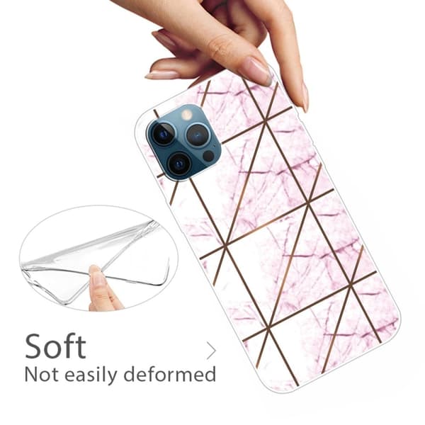 Abstract iPhone 16 Pro-cover - Style D Pink