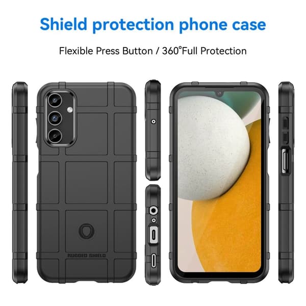 Rugged Shield Etui Samsung Galaxy A15 - Sort Black