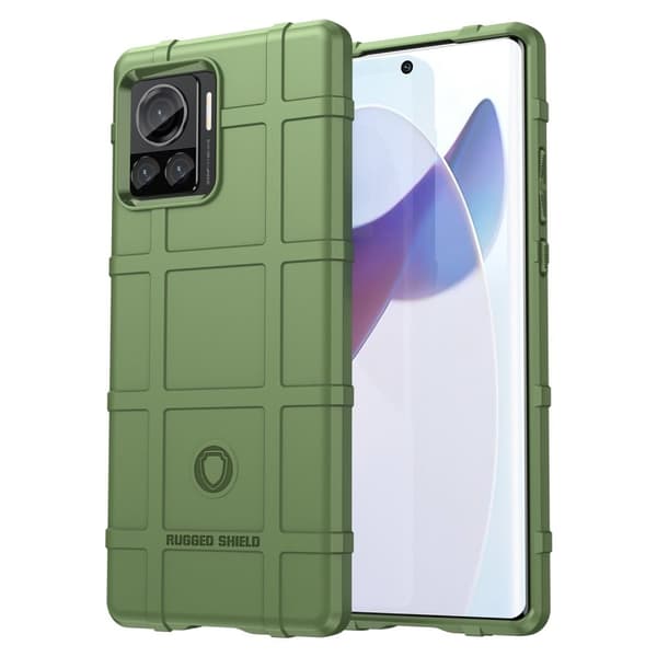 Rugged Shield Motorola Edge 30 Ultra skal - Grön Grön
