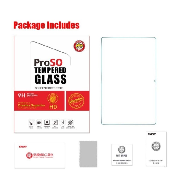 hat prince 9h Lenovo Tab P11 härdat glas skärmskydd Transparent
