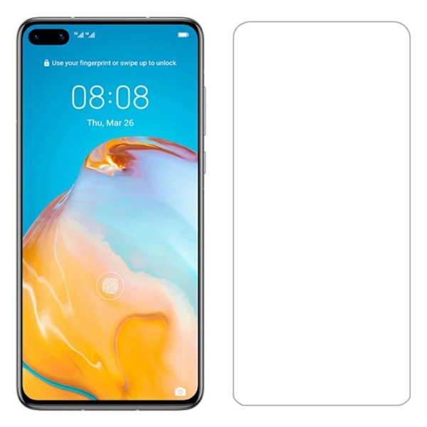 0.3mm härdat glas Huawei P40 skärmskydd Transparent