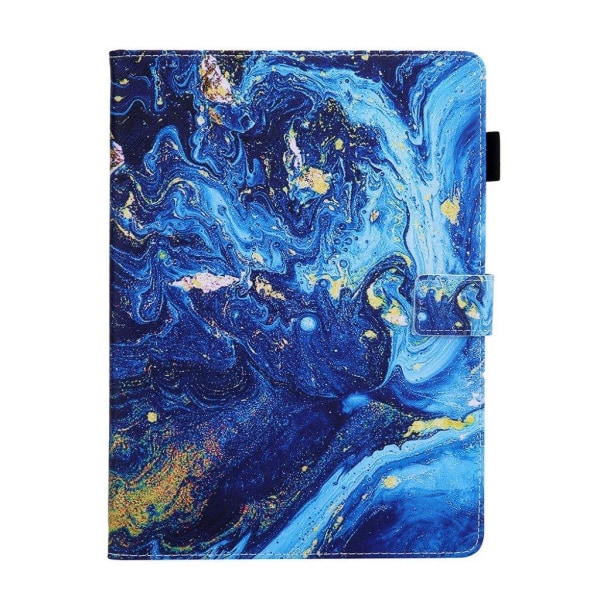 iPad Air (2020) / Pro 11 inch (2020) mønster læder etui - maleri Blue