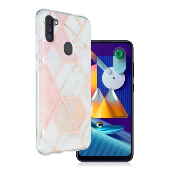 Marmormotiv Samsung Galaxy M11 / Samsung Galaxy A11 skal - Rosa Rosa