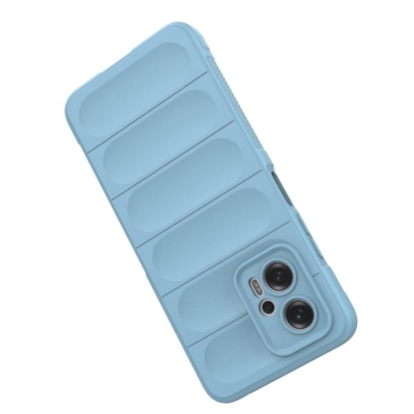 Mjukt greppformat Xiaomi Redmi Note 11T Pro Plus / Xiaomi Redmi Note 11T Pro / Xiaomi Poco X4 GT skal - Blå Blå