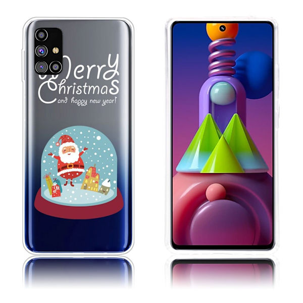Juletaske til Samsung Galaxy M51 - Glaskugle Multicolor