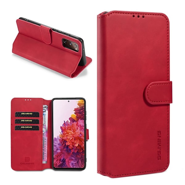 DG.MING Samsung Galaxy S20 FE retrokuoret - Punainen Red