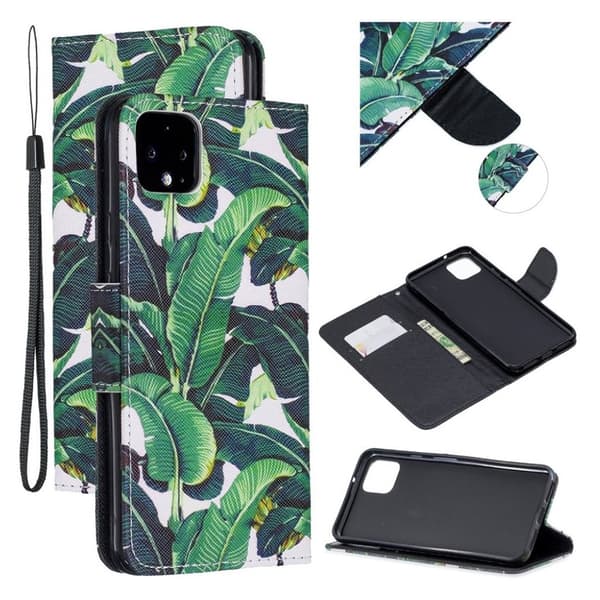 Wonderland Google Pixel 4 XL flip cover - Blad Green
