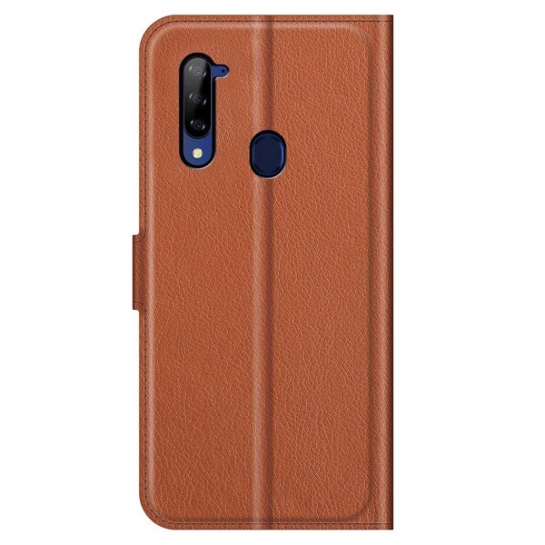 Klassisk ZTE Libero 5G flip etui - Brun Brown