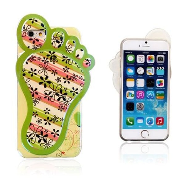 3D Foot (Kukat & Raidat) iPhone 6 Suojakuori Multicolor