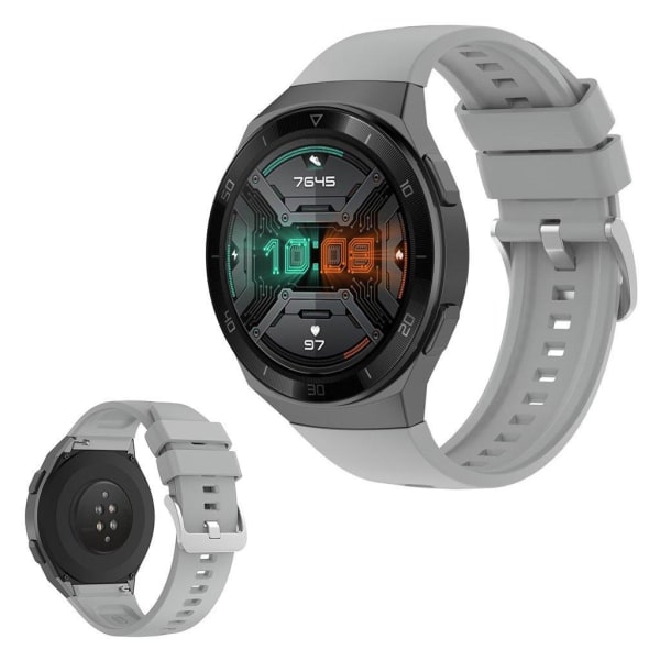 Huawei Watch GT 2e silikon klockarmband - grå Silvergrå