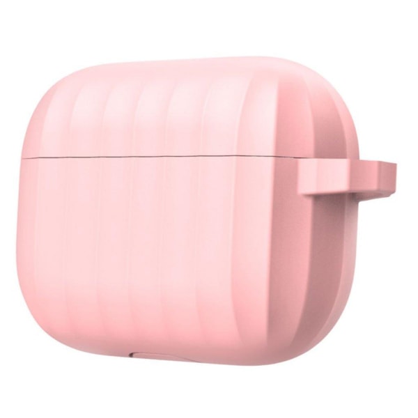 DIROSE AirPods Pro hållbart silikonfodral - Rosa Rosa