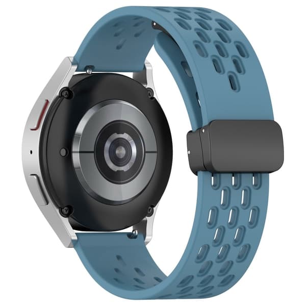 20 mm silikonarmband för Samsung Galaxy Watch 6 / 5 / 4 - Blå Blå