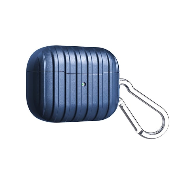 Airpods Pro 3D-etui med lodret stribe - Blå Blue