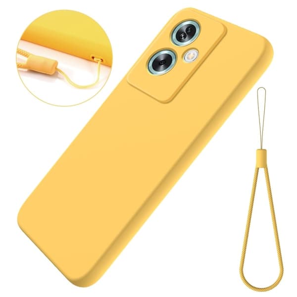 Matte Liquid OnePlus Nord N30 SE silikone cover - Gul Yellow