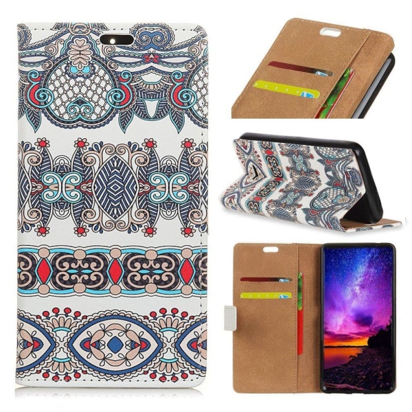 Sony Xperia 10 pattern leather case - Arabic Floral Pattern Multicolor