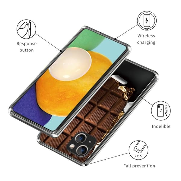 Deco iPhone 15 Plus cover - Chokolade Brown