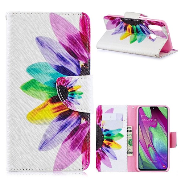 Wonderland Samsung Galaxy A40 fodral -Flerfärgad multifärg