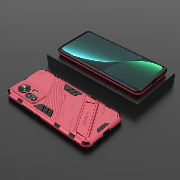 Stødsikkert hybridcover til Xiaomi 12 Pro - Pink Pink