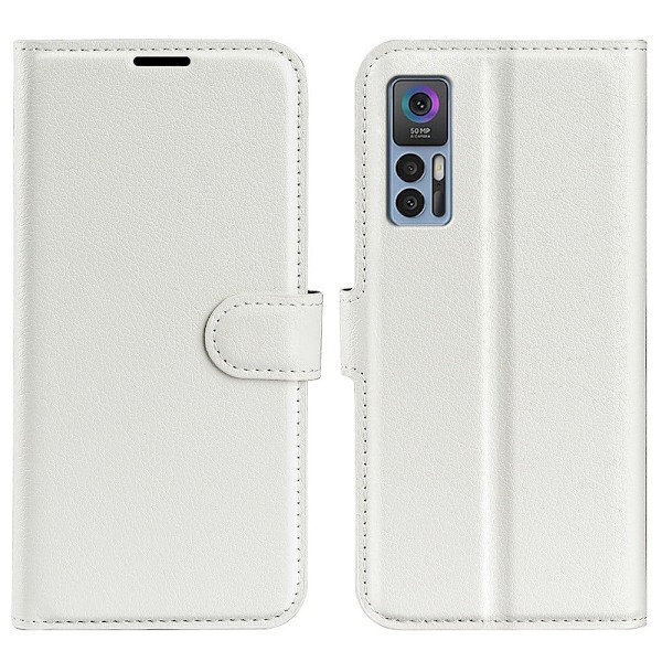 Classic TCL 30 5G flip etui - Hvit White