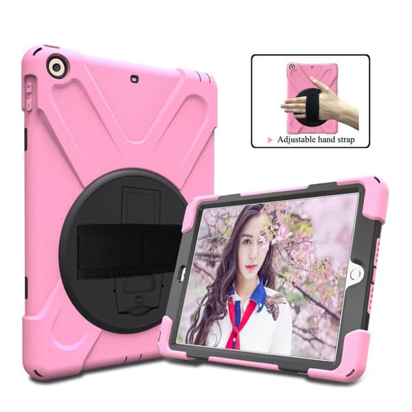 iPad beskyttelses deksel av hybrid materiale - rosa Pink